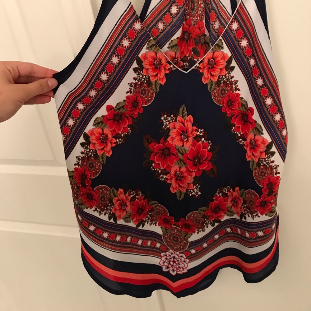 Beautiful chiffon flowy tank